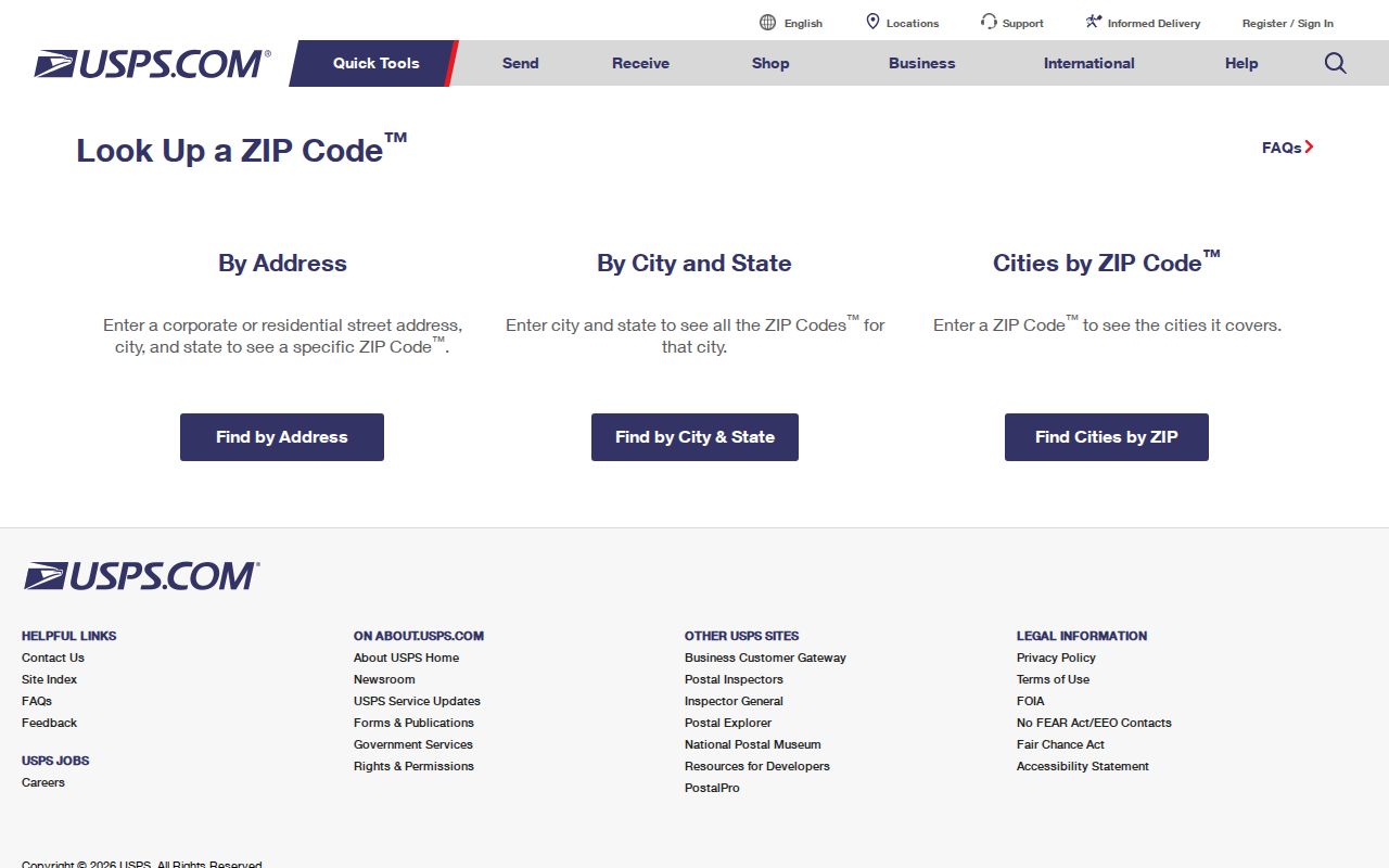 Los Altos residents directory view of USPS ZIP verification