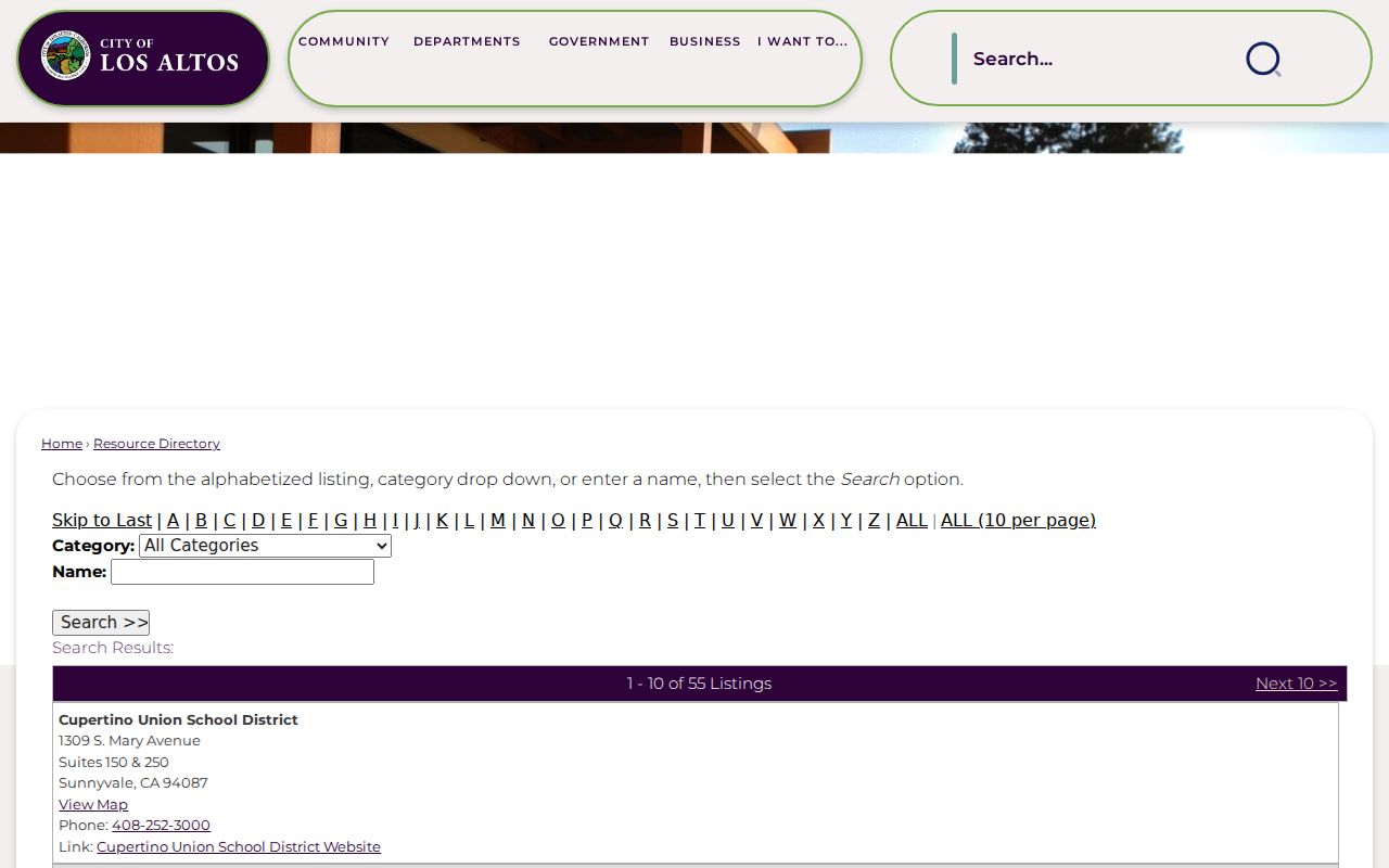 Los Altos ZIP code directory city business directory